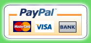 We Accept - Paypal, Master Card, Visa Card, and Bank Deposits